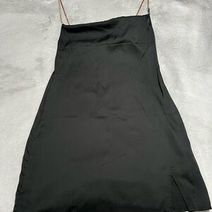 Elegant Black Slip Dress